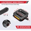 image:imageHimiway Bike Pedals 916 Lightweight NonSlip Bicycle Platform Pedals Fits Most Adult Bikes ShockAbsorbing EBike Pedal with Reflectors Cycling Pedals Compatible for EBike Urban Commute BikesHF690