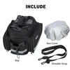image:imageHimiway Bike Rear Rack Storage Bag 10L25L Pannier Bag Bicycle Commuting Bag Waterproof Saddle Bags for Bicycle Rack Carrier BlackBlack