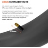 image:imageHimiway Fat Tire Bike Tubes AV33mm Schrader Valve Fat Bicycle Tubes Butyl Rubber Replacement Inner Tube for Road Mountain Bikes MTB eBike Electric Bicycle