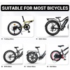 image:imageHimiway Folding Bike Pedals with Reflective Strips Aluminum Alloy Bicycle Foldable Pedals 916 inch NonSlip Wide Platform Cycling Pedals for Folding BMX MTB Road BikeRed