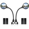 image:imageHimiway Bike Mirror 2Pack Quick Release Bicycle Rear View Handlebar Mirrors Wide Angle Acrylic Convex Safety Adjustable Bike Mirrors for MountainKidsEbike