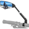 image:imageHimiway Bike Mirror Adjustable Antiglare Rear View Mirror With Retractable amp 360 Degree Rotation Lens Safe Bicycle Mirror for 2023mm Handlebar 1 Pack Left