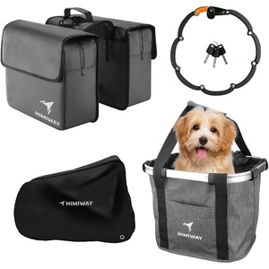 image:imageHimiway Bike Cycling Accessory Pack Bike Cover amp Bike Folding Lock amp Bike Front Basket amp Bike Pannier Bag
