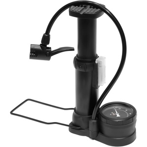image:imageHimiway Bike Floor PumpPortable Bicycle Foot PumpMini Air Pump with Presta and Schrader ValveHand Foot Activated Tire Inflator for MountainampRoad Bike Balls