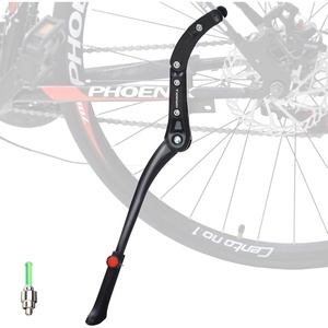 image:imageHimiway Bike Kickstand Adjustable Bicycle Kickstand Center Mount Aluminum Alloy Bike Kick Stands for 24  29 Mountain BikeRoad BikeBMXMTB