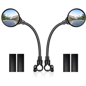 image:imageHimiway Bike Mirror 2Pack Quick Release Bicycle Rear View Handlebar Mirrors Wide Angle Acrylic Convex Safety Adjustable Bike Mirrors for MountainKidsEbike