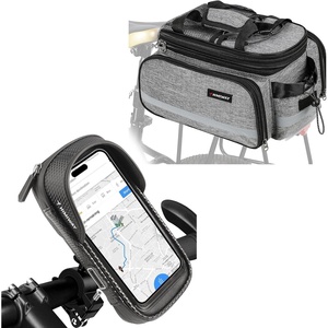 image:imageHimiway Bike Panniers 3 in 1 Bike Bag for Rear Rack 10 L Maximum 25 L  Bike Phone Holder for Phones Under 7
