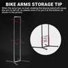image:imageHimiway 4 Bike Rack Garage Storage Bicycle Garage Floor Stand with Adjustable Hooks No Drilling Required Vertical Bike Stand for Road MTB and Hybrid Bicycles Holds Up to 70kg