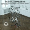 image:imageHimiway 4 Bike Rack Garage Storage Bicycle Garage Floor Stand with Adjustable Hooks No Drilling Required Vertical Bike Stand for Road MTB and Hybrid Bicycles Holds Up to 70kg