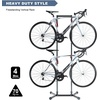 image:imageHimiway 4 Bike Rack Garage Storage Bicycle Garage Floor Stand with Adjustable Hooks No Drilling Required Vertical Bike Stand for Road MTB and Hybrid Bicycles Holds Up to 70kg
