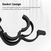 image:imageHimiway Aluminum Alloy Handlebar Extension for Bicycle Bike Handlebar Extender with Single Mounting Base 10cm Bike Handlebar Bracket for Diameter 318mm254mm Handlebars