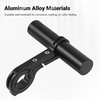 image:imageHimiway Aluminum Alloy Handlebar Extension for Bicycle Bike Handlebar Extender with Single Mounting Base 10cm Bike Handlebar Bracket for Diameter 318mm254mm Handlebars