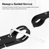 image:imageHimiway Aluminum Alloy Handlebar Extension for Bicycle Bike Handlebar Extender with Single Mounting Base 10cm Bike Handlebar Bracket for Diameter 318mm254mm Handlebars