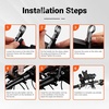 image:imageHimiway Bike Handlebar Extender Aluminum Alloy Bicycle Handlebar Extension 118130cm Super Long Bike Handlebar Bracket for 318mm254mm Caliber Holding Bike Speedometer Phone Mount