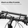 image:imageHimiway Bike Handlebar Extender Aluminum Alloy Bicycle Handlebar Extension 118130cm Super Long Bike Handlebar Bracket for 318mm254mm Caliber Holding Bike Speedometer Phone Mount