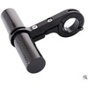 image:imageHimiway Bike Handlebar Extender Single Handlebar Extension Carbon Fiber Mount Holder with Aluminum Alloy Bracket Space Saver for Diameter 318mm254mm Handlebars