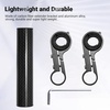 image:imageHimiway Bike Handlebar Extender Single Handlebar Extension Carbon Fiber Mount Holder with Aluminum Alloy Bracket Space Saver for Diameter 318mm254mm Handlebars