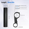 image:imageHimiway Bike Handlebar Extender Single Handlebar Extension Carbon Fiber Mount Holder with Aluminum Alloy Bracket Space Saver for Diameter 318mm254mm Handlebars
