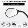 image:imageHimiway Bike Mirror 1 Pack HD Wide Angle Large Handlebar Rear View Mirror Safe Glass Rearview Shockproof Side Flat Mirror 360 Rotatable Adjustable for Bike Bicycle Ebike Scooter
