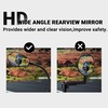 image:imageHimiway Bike Mirror 1 Pack HD Wide Angle Large Handlebar Rear View Mirror Safe Glass Rearview Shockproof Side Flat Mirror 360 Rotatable Adjustable for Bike Bicycle Ebike Scooter