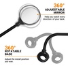 image:imageHimiway Bike Mirror 1Pack Bicycle Rear View Handlebar Mirrors Wide Angle Acrylic Convex Safety Adjustable Rotatable Scratch Resistant Shockproof Bike Mirrors for MountainKidsEbike Bikes 1 Pack