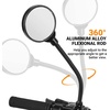 image:imageHimiway Bike Mirror 1Pack Bicycle Rear View Handlebar Mirrors Wide Angle Acrylic Convex Safety Adjustable Rotatable Scratch Resistant Shockproof Bike Mirrors for MountainKidsEbike Bikes 1 Pack