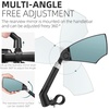 image:imageHimiway Bike Mirror Adjustable Antiglare Rear View Mirror With Retractable amp 360 Degree Rotation Lens Safe Bicycle Mirror for 2023mm Handlebar 1 Pack Right