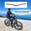 image:imageHimiway Mountain Bike Handlebars Aluminum Alloy MTB Riser Bars Handlebar Rise 30mm Diameter 318mm Length 780mm Extra Long Black Bicycle Handlebar for Most MTB Road Bike