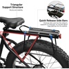image:imageHimiway Rear Bike Rack Bicycle Cargo Rack Quick Release Adjustable Aluminum Alloy Bicycle Carrier Bike Luggage Rack Cycling Equipment Stand Footstock