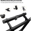 image:imageHimiway USB Rechargeable Bike Handlebar Extender787in Bicycle Handlebar Extension and a Builtin 4000mAh Bike Phone Charger for Holding Bicycle SpeedometerPhone Mount Holder