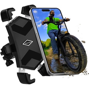 image:imageHimiway Bike Phone Holder Motorcycle Phone Mount 360 Rotatable OneTouch Automatically Lock amp Quick Release Bicycle Handlebar Cell Phone Clamp Scooter Phone Clip for 4572 Cellphone