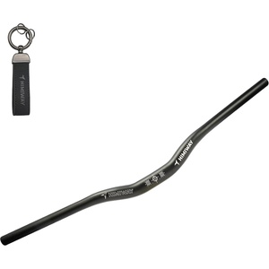 image:imageHimiway Mountain Bike Handlebars Aluminum Alloy MTB Riser Bars Handlebar Rise 30mm Diameter 318mm Length 780mm Extra Long Black Bicycle Handlebar for Most MTB Road Bike