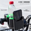 image:imageHimiway Bike Cup Holder with Cell Phone Holder2in1 Lightweight Durable Bike Water Bottle HolderUniversal Bike Water Bottle Cage with Screws Tool for Beach Cruiser MTB Road Bike Motorcycle Scooter