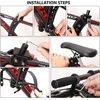 image:imageHimiway Kids Bike Seat with Handlebar Detachable Front Mounted Child Bicycle Seats with Foot Pedals for Children 25 Years Toddler Bike Seat Attachment for Adult Bike Mountain Bike1