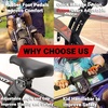 image:imageHimiway Kids Bike Seat with Handlebar Detachable Front Mounted Child Bicycle Seats with Foot Pedals for Children 25 Years Toddler Bike Seat Attachment for Adult Bike Mountain Bike1
