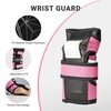 image:imageHimiway Kids Protective Gear for Skating Cycling Scooter Children Knee Pads and Elbow Pads Set Elbow and Knee Pads with Wrist Guards 3 in 1 for Kids 48 Years Pink