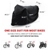 image:imageHimiway UPGRADE Bike Cover for Fat Tire Bikes  Thickened 600D Heavy Duty Ripstop Material  Waterproof IP65  Outdoor Storage  Anti Dust Rain Snow UV