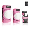 image:imageHimiway Kids Protective Gear for Skating Cycling Scooter Children Knee Pads and Elbow Pads Set Elbow and Knee Pads with Wrist Guards 3 in 1 for Kids 48 Years Pink