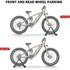 image:imageHimiway Bike Floor Stand Freestanding Bicycle Floor Parking Rack Stand Fit for 3115cm Tyre Width Kids Mountain Road MTB Bikes Indoor Outdoor Garage Storage 2 Pack
