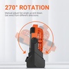 image:imageHimiway Camping Fan Rechargeable Battery Powered Fan with LED Lantern 270 Rotation Hangable USB Outdoor Tent Fan with Hook Portable Personal Fan for Travel Camping Fishing Picnic Barbecue
