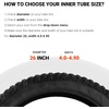 image:imageHimiway Fat Tire Bike Tubes AV33mm Schrader Valve Fat Bicycle Tubes Butyl Rubber Replacement Inner Tube for Road Mountain Bikes MTB eBike Electric Bicycle26X 40490 Bike Tube 1pack