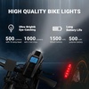 image:imageHimiway LED Bike Lights with Display and Loud Horn for Night Riding Bright Bike Headlight and Taillight 44 Light Modes Bicycle Lights Bike Speedometer IPX5 Waterproof USB Rechargeable Fits All Bikes