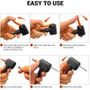 image:imageHimiway Mini Bike Pump Portable Compact Foot Activated Bicycle Pump with Presta and Schrader Valve Aluminum Alloy Air Pump for Balls Mountain Bike