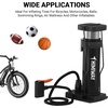 image:imageHimiway Mini Bike Pump Portable Compact Foot Activated Bicycle Pump with Presta and Schrader Valve Aluminum Alloy Air Pump for Balls Mountain Bike