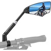 image:imageHimiway Bike Mirror 1 Pack Antiglare Rear View Mirror With Retractable 360 Rotation Lens Safe Adjustable Bicycle Mirror for 2023mm Handlebar Mountain Road Bike Right