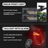 image:imageHimiway 12 in 1 Bicycle Accessories Gift Pack Include Bike LockBagPhone HolderSpeakerWater Bottle HolderPumpHeadlightTaillight with AlarmCoverBasketSpoke LightMirrorsBike Pack Accessories 03