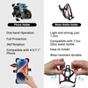image:imageHimiway 12 in 1 Bicycle Accessories Gift Pack Include Bike LockBagPhone HolderSpeakerWater Bottle HolderPumpHeadlightTaillight with AlarmCoverBasketSpoke LightMirrorsBike Pack Accessories 03