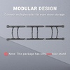 image:imageHimiway Bike Floor Parking Rack Adjustable Freestanding Bicycle Storage Rack Bike Floor Stand for 3115cm Tyre Width Mountain Road MTB Bikes for IndoorampOutdoor Garage Storage