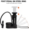 image:imageHimiway Mini Bike Pump Portable Compact Foot Activated Bicycle Pump with Presta and Schrader Valve Aluminum Alloy Air Pump for Balls Mountain BikeBike Pump with Pressure Gauge