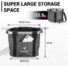 image:imageHimiway Folding Bike Front Basket Dog Bike Basket Rainproof Bicycle Frame Basket Removable Front Bag with Quick Release Design for Most Bikes